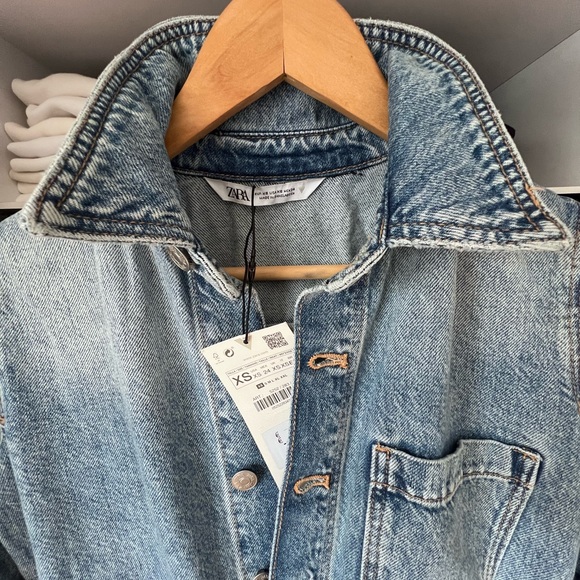 Zara Woman Denim  Jumpsuit ….Xs - Picture 3 of 7